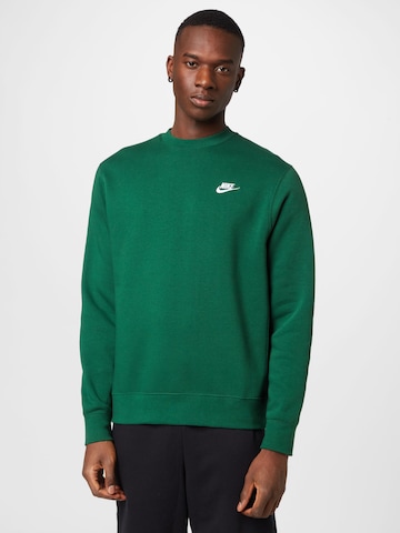 Nike Sportswear Regular Fit Sweatshirt 'Club Fleece' i grønn: forside