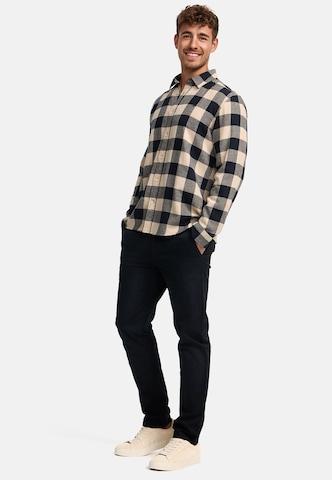 INDICODE JEANS Regular fit Overhemd in Beige
