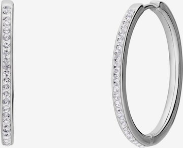 Lucardi Ohrringe in Silber: Vorderseite