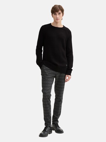 TOM TAILOR DENIM Sweater in Black