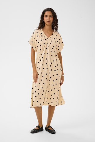 Robe 'SLArjana' SOAKED IN LUXURY en beige : devant
