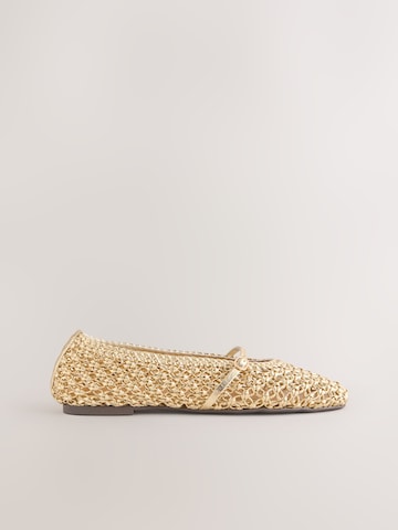 Ballerina con cinturino 'Forever Comfort' di Next in oro