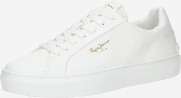 balts Pepe Jeans Zemie brīvā laika apavi 'Camden Rump': no priekšpuses