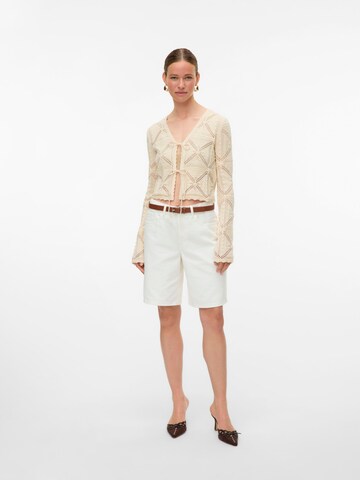 VERO MODA Strickjacke 'VMLola' in Beige