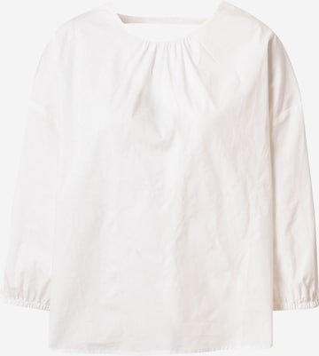 PULZ Jeans Блуза 'PERNILLA' в бяло: отпред