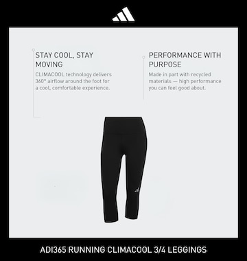 ADIDAS PERFORMANCE - Skinny Pantalón deportivo 'Adi365' en negro