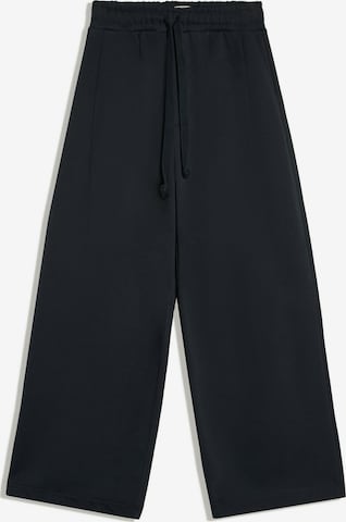 Pantalon à pince Bershka en bleu : devant