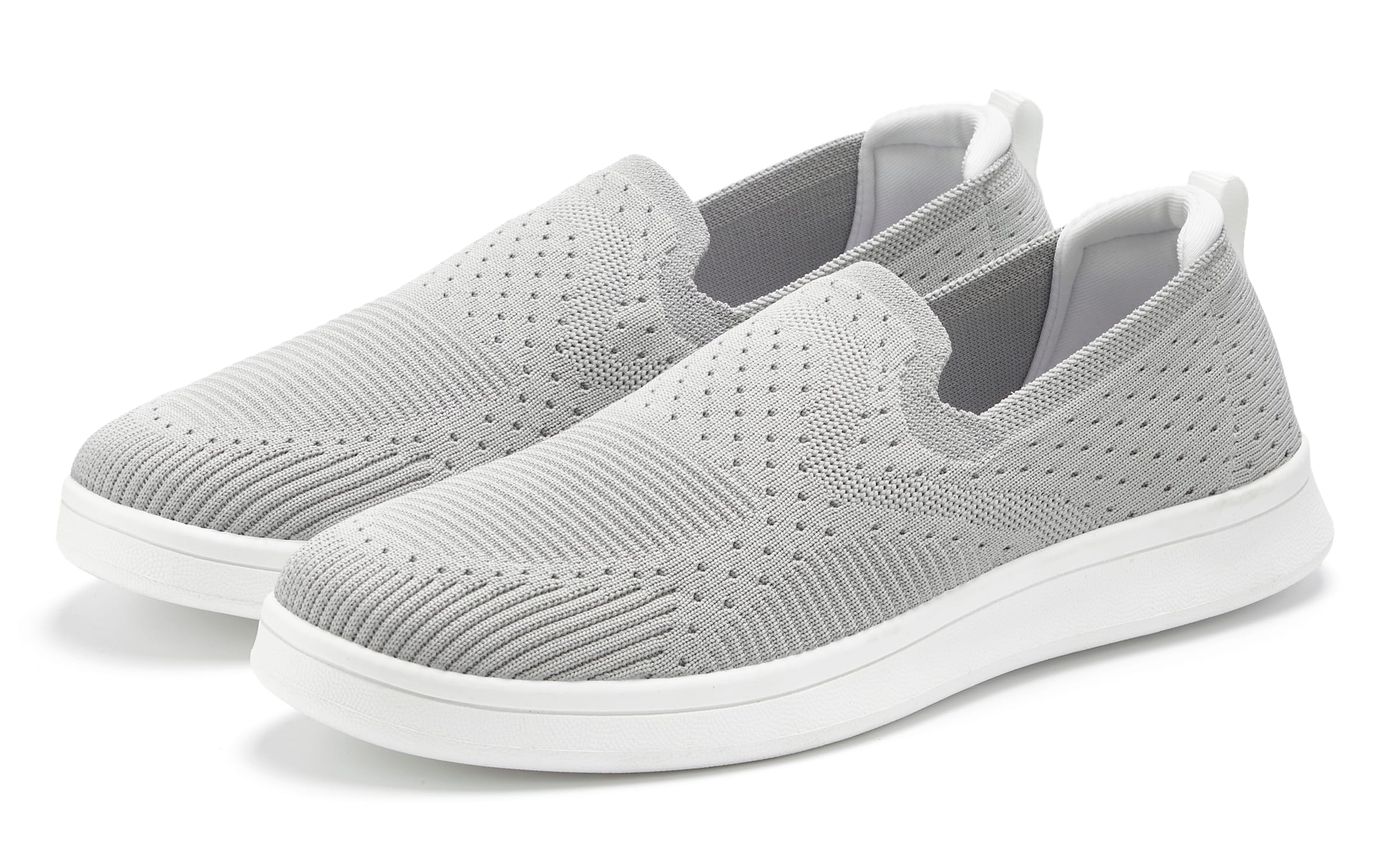 VIVANCE - Zapatillas sin cordones en gris: frente