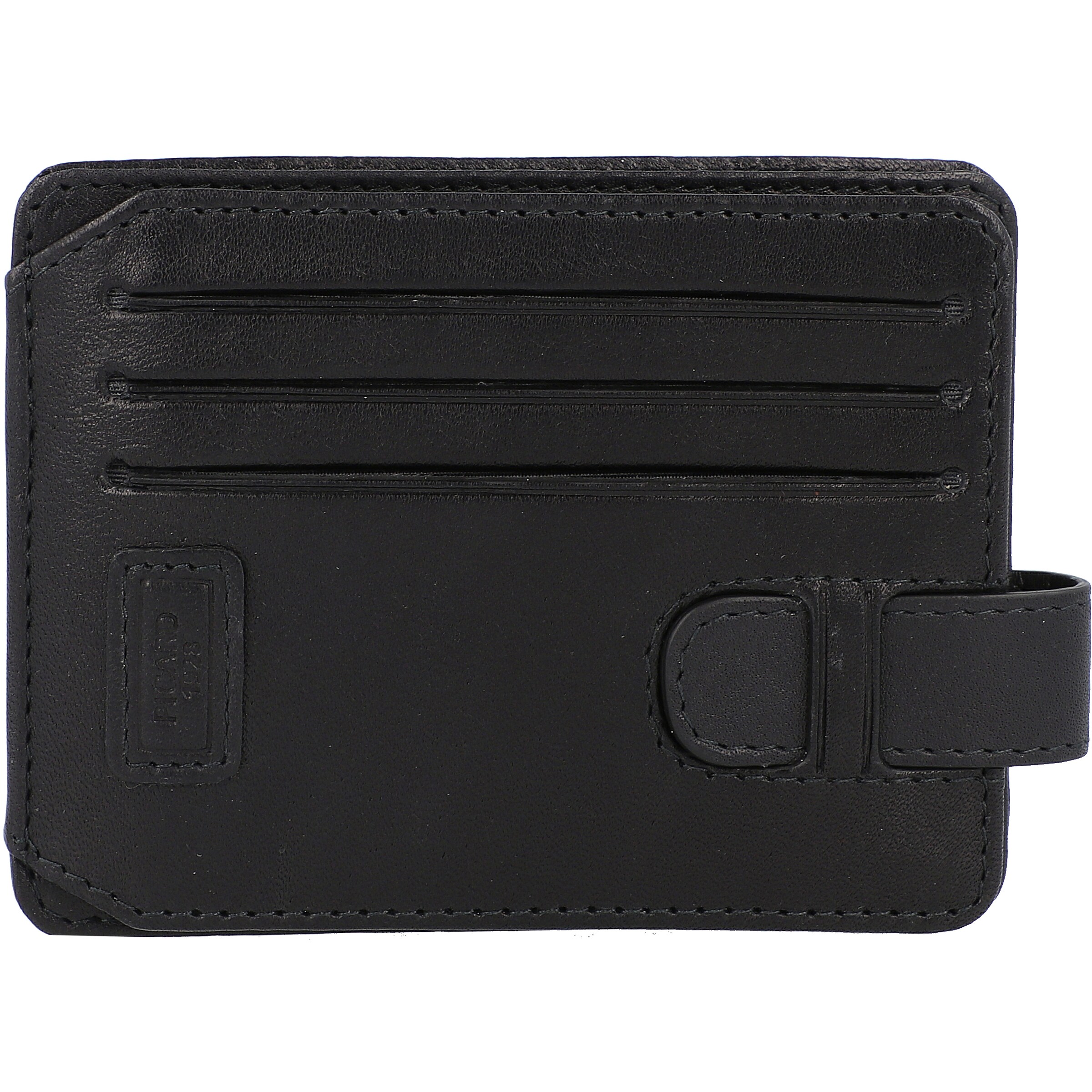 Picard Authentic Reisepassetui Leder 10,5 cm in Schwarz: Vorderseite