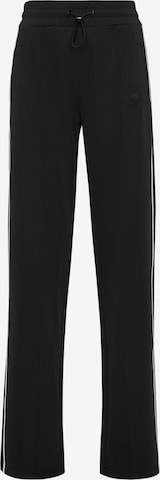 Pantaloni di Plein Sport in nero: frontale
