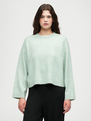 ONLY Sveter 'ONLSimony' - Zelená: predná strana