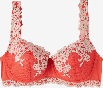 INTIMISSIMI Balconette Bra in Orange: front