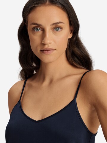 Hanro Nachthemd 'Cotton Silk'‌‌‌‌ in Blau