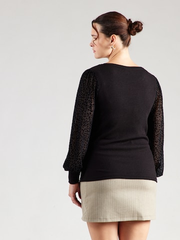 ONLY Carmakoma Bluza 'CARVelena' | črna barva