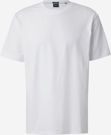 BOSS Toiminnallinen paita 'Hole19' värissä valkoinen: etupuoli