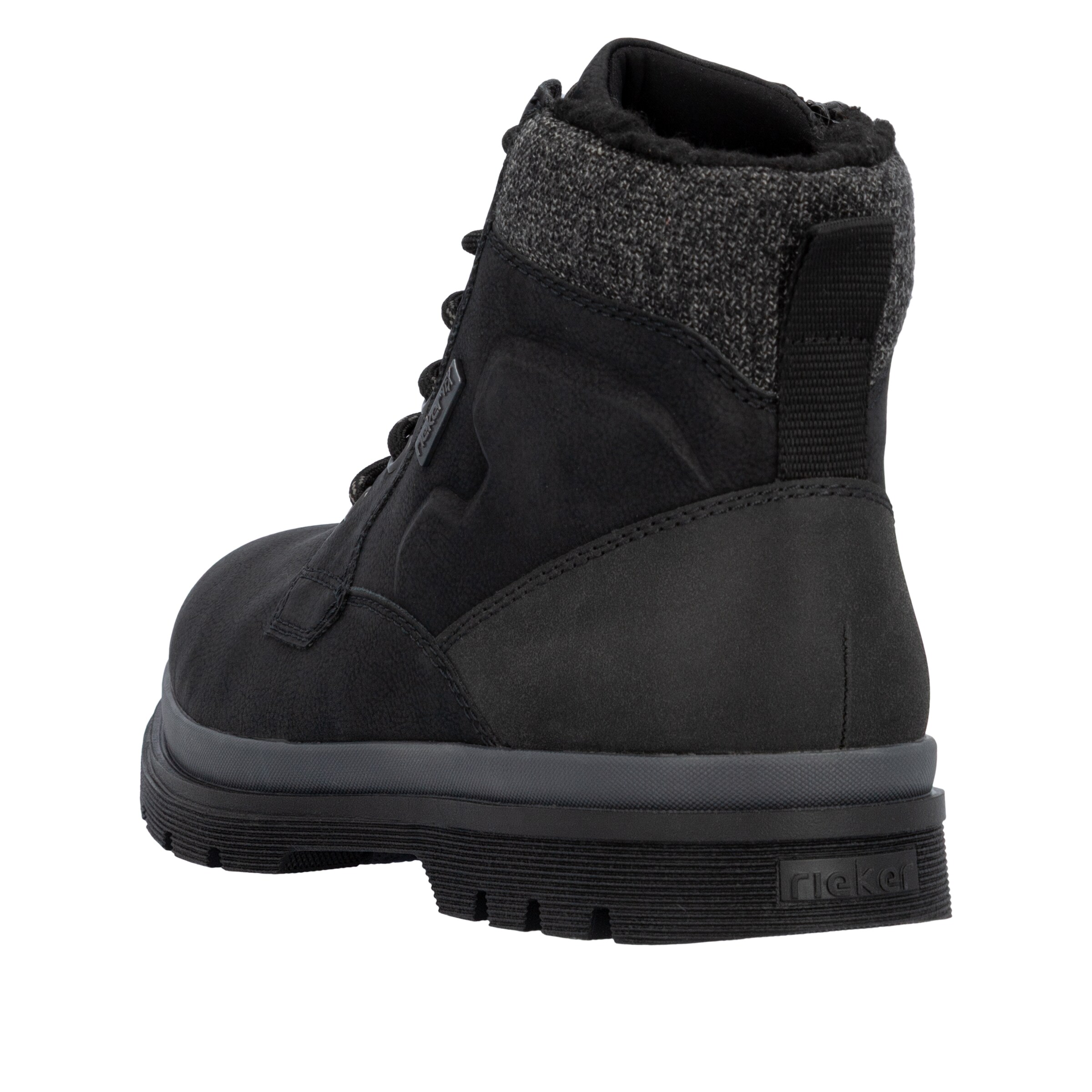 Bottes à lacets Rieker en noir