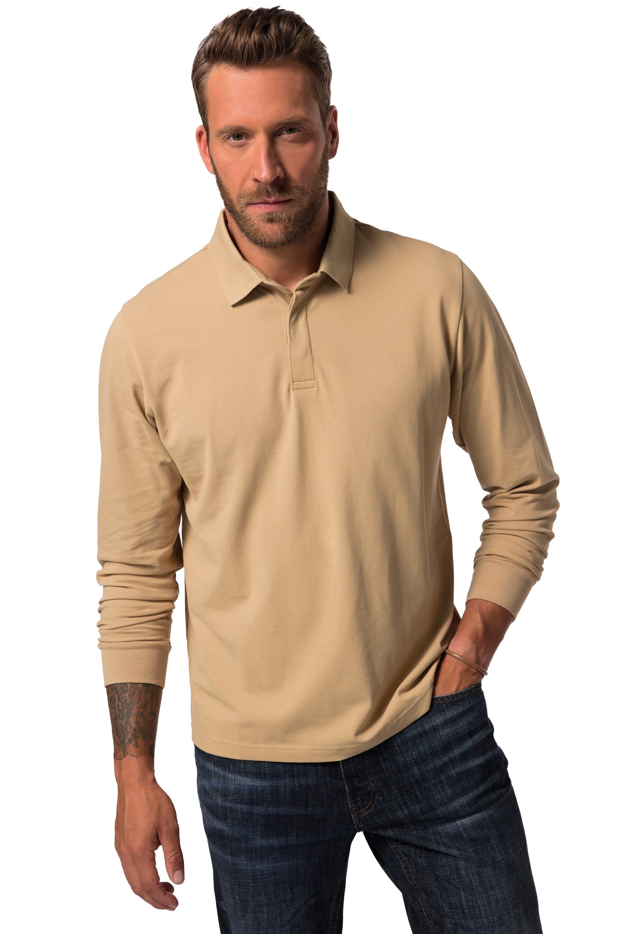 JP1880 Shirt in Beige: front