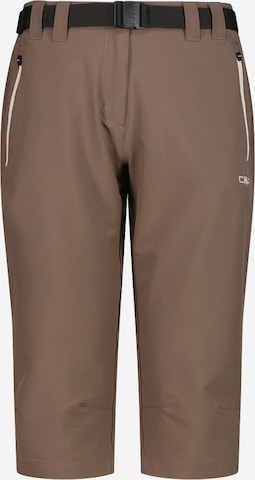 CMP Outdoor Pants in Brown: front