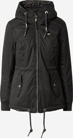 Ragwear Between-Seasons Parka 'DANKA' in Black: front