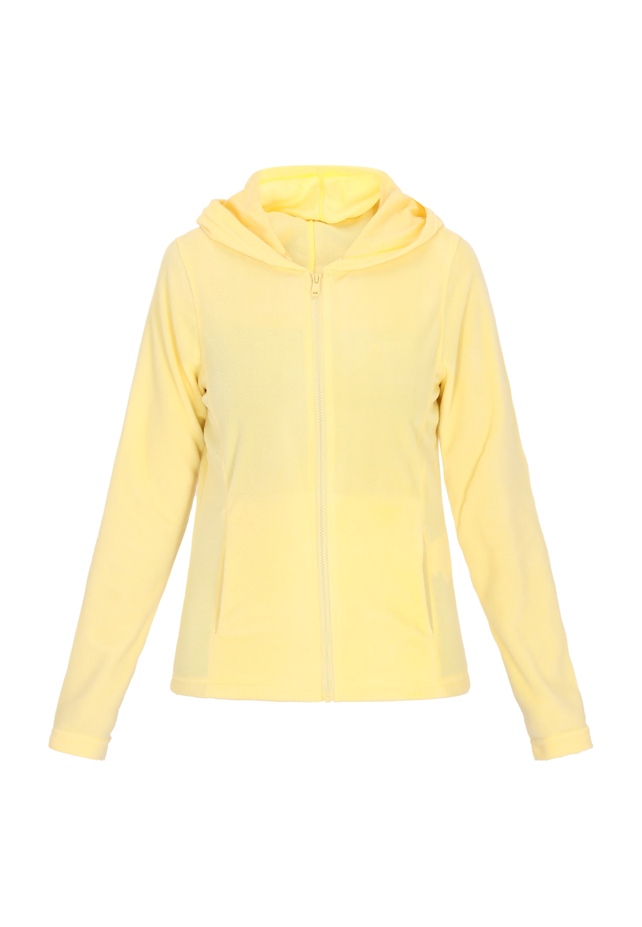 faina Athlsr Fleece jacket in Yellow: front