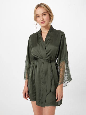 Hunkemöller Dressing Gown in Green: front