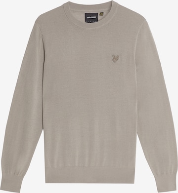 Lyle & Scott Trui 'Tonal Eagle' in Grijs: voorkant