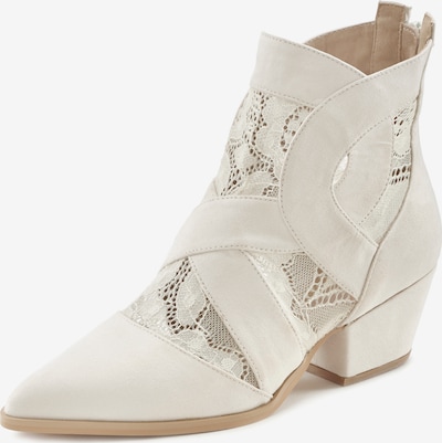 LASCANA Ankle boots σε κρεμ, Άποψη προϊόντος