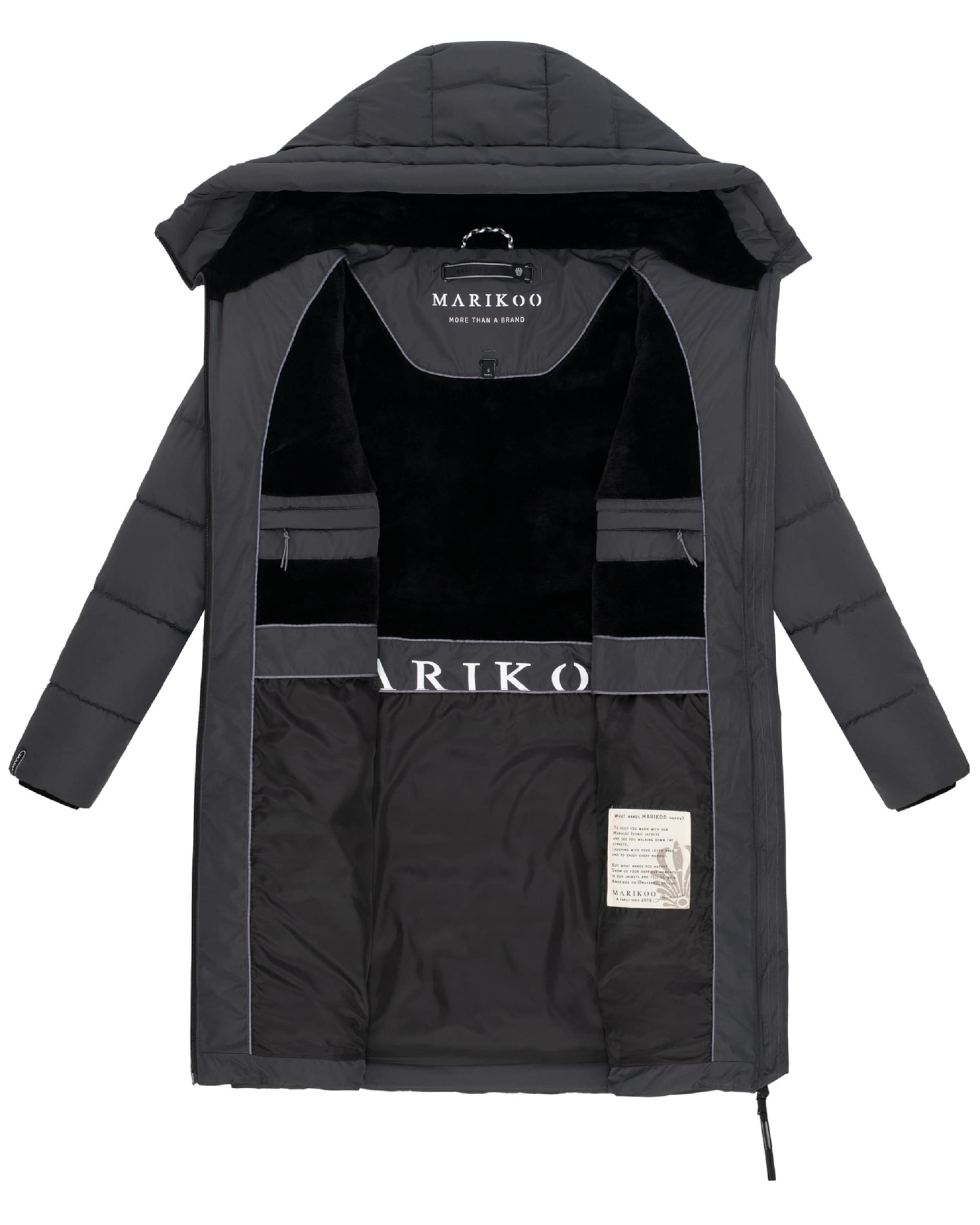 Manteau d’hiver 'Natsukoo XVI' MARIKOO en gris