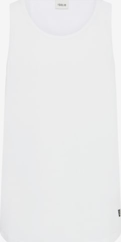 !Solid Rundhalsshirt ' SDJULISTO ' in Weiß: Vorderseite