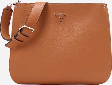 GUESS Crossbody bag 'MERIDIAN' in Brown: front