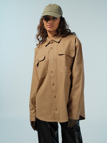 Pacemaker - Ajuste regular Camisa 'Bendix' en beige