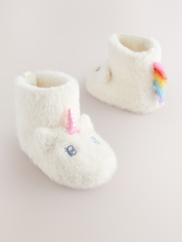 Pantoufle Next en blanc