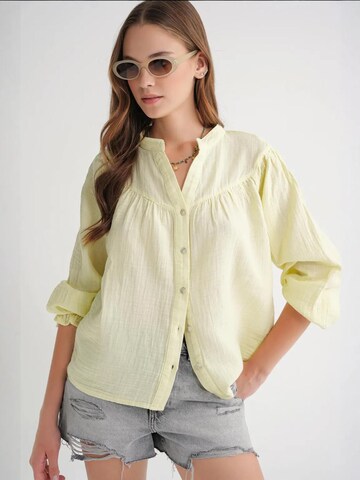 MixRay Blouse in Yellow: front