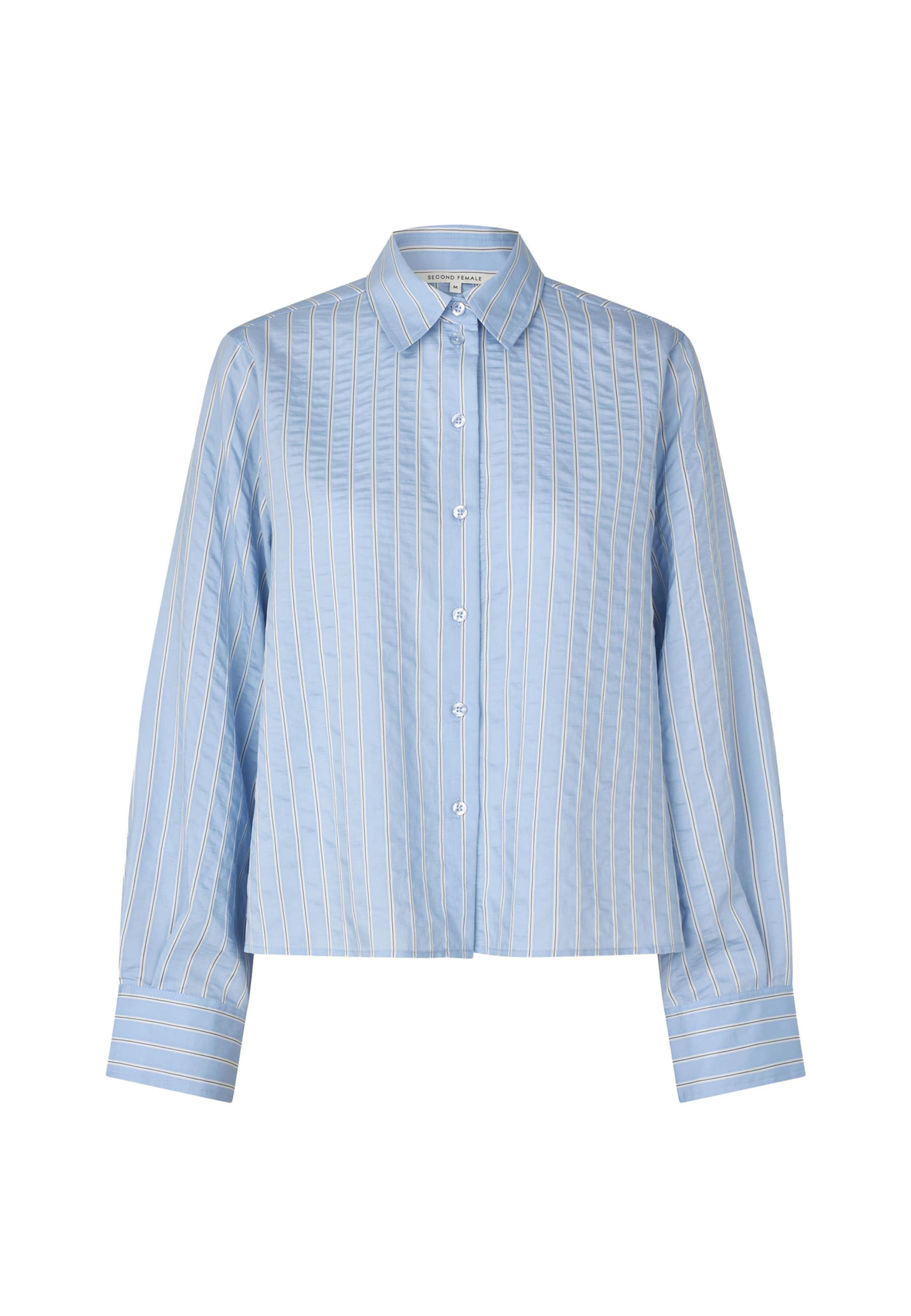 SECOND FEMALE - Blusa 'Syracuse' em azul: frente