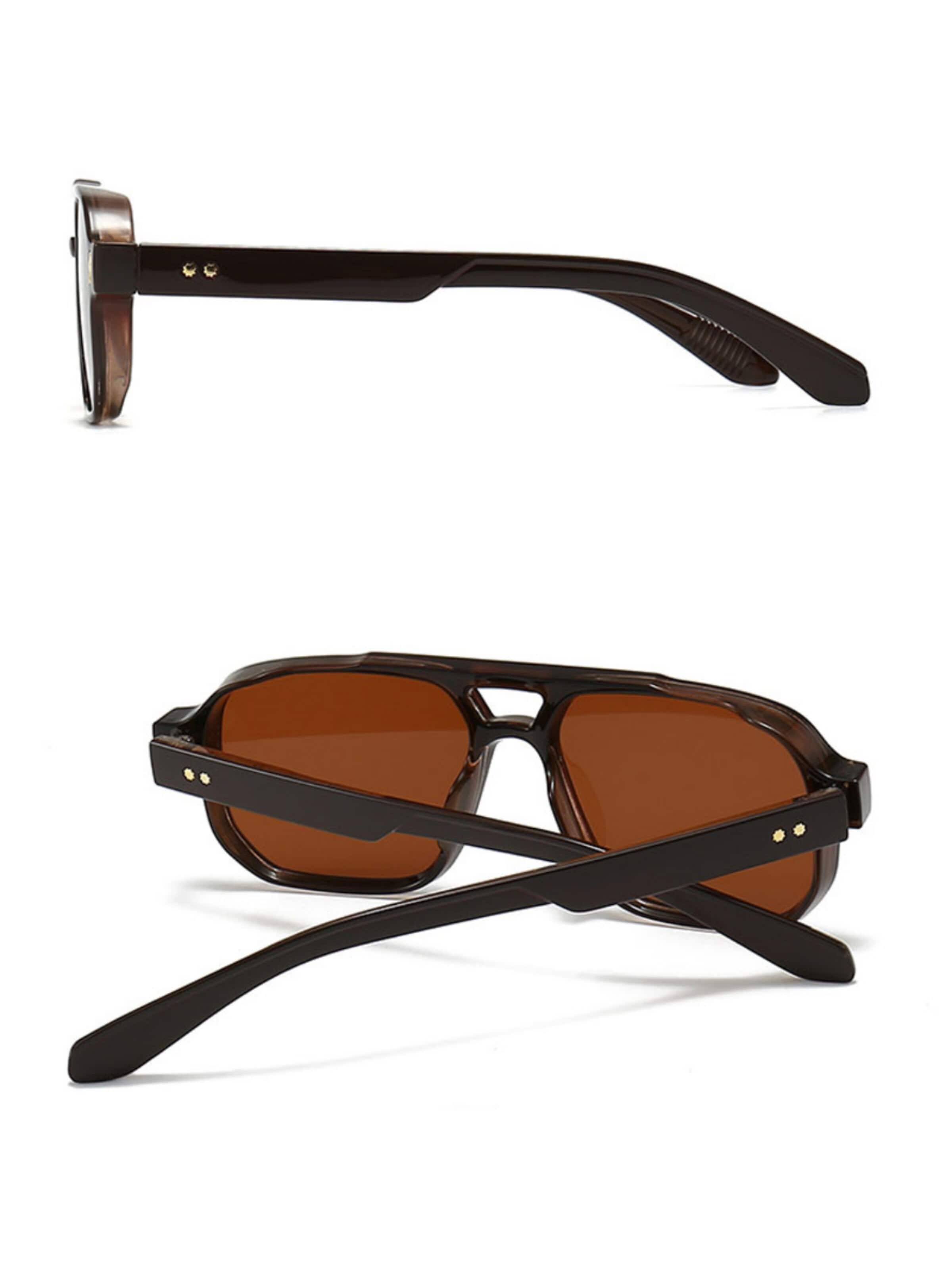 VEYREY - Gafas de sol 'Pilotenbrille Sonnenbrillen Enkick' en marrón