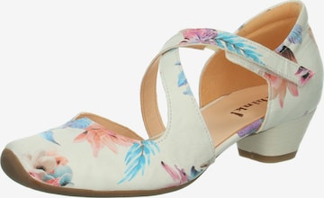 THINK! Slingback Pumps in White: front