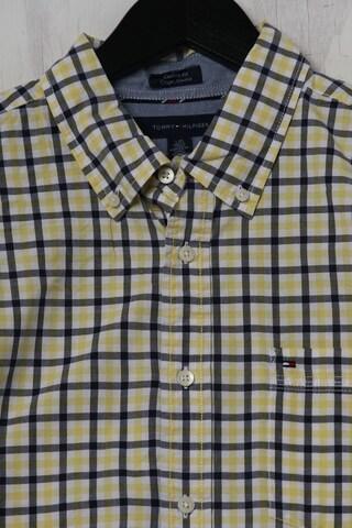 TOMMY HILFIGER Button Up Shirt in L in Yellow