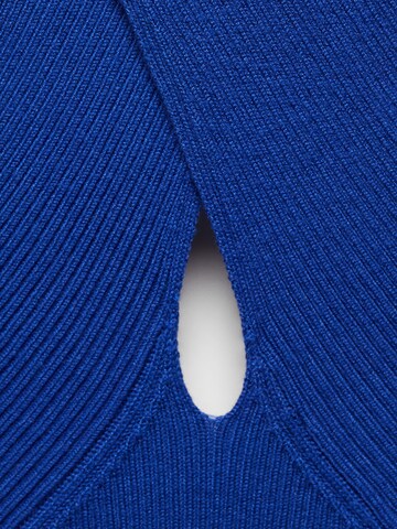 Tops en tricot 'SHIFFER' MANGO en bleu