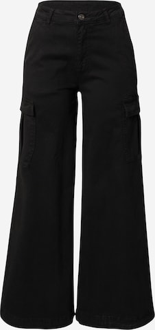 Wide Leg Pantalon cargo Urban Classics en noir : devant