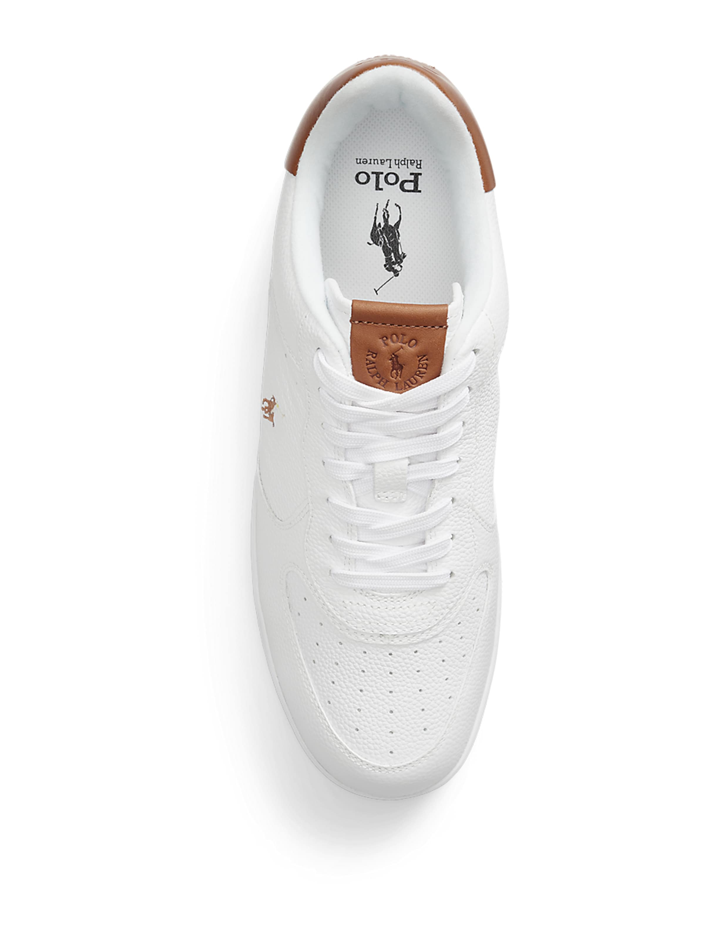 Sneaker bassa 'MASTERS CRT' di Polo Ralph Lauren in bianco