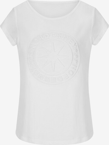 T-shirt heine en blanc : devant