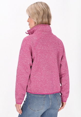 Schmuddelwedda Fleece jas in Roze