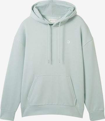 TOM TAILOR DENIM Sweatshirt in Groen: voorkant