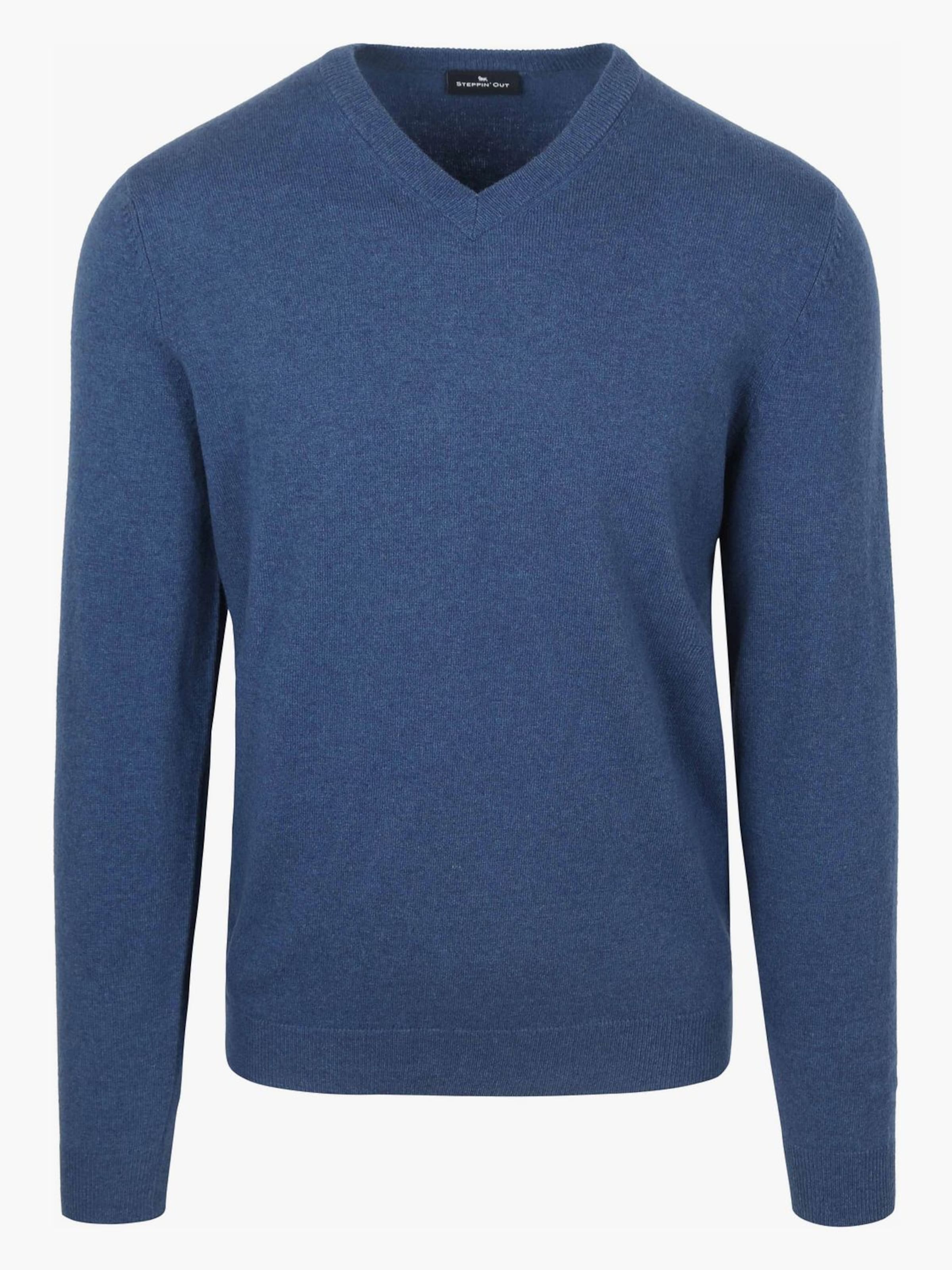 Pull-over Steppin' out en bleu : devant