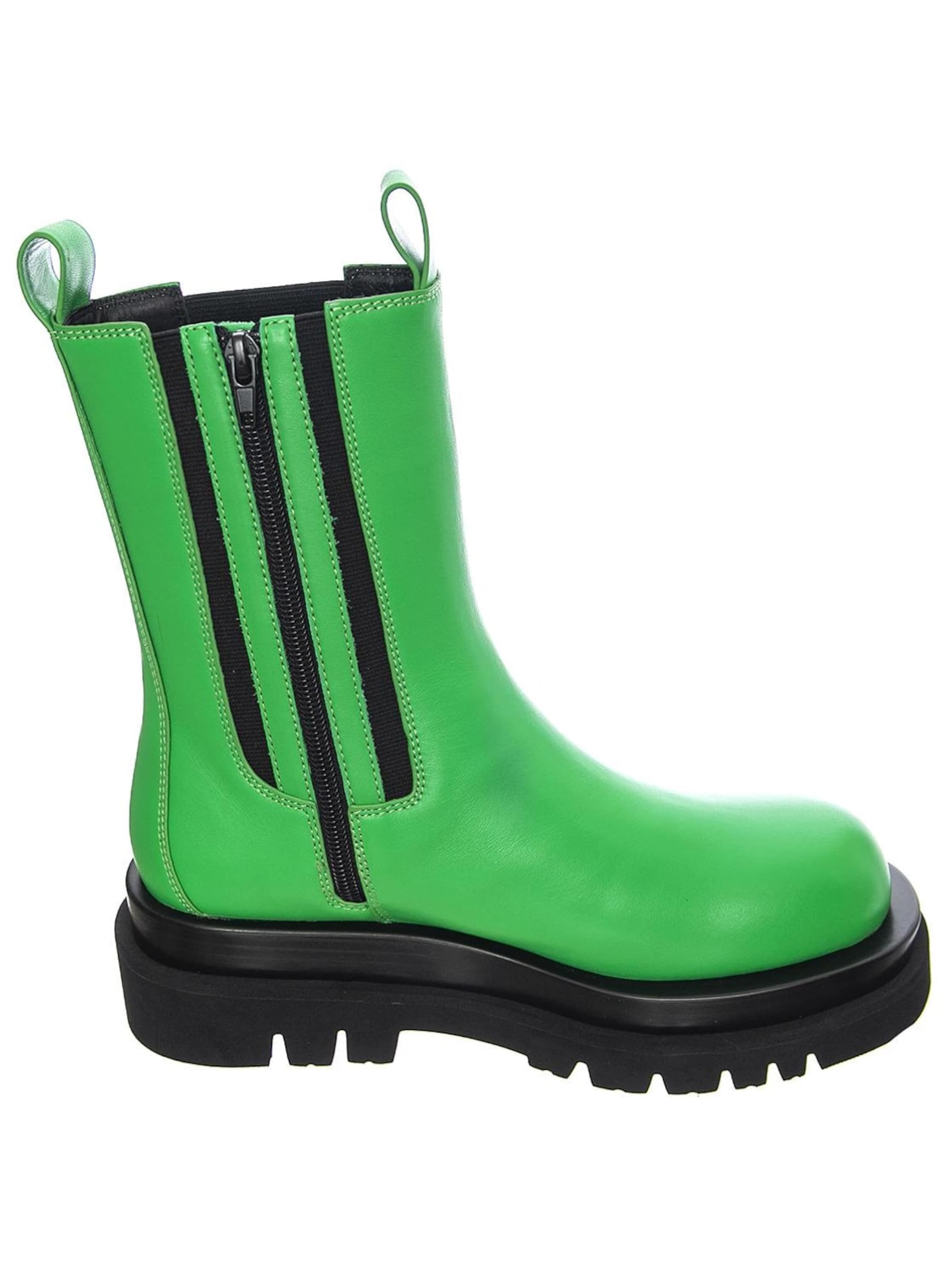 Jeffrey Campbell Støvler 'Womens Tanked Green Boots' i grøn