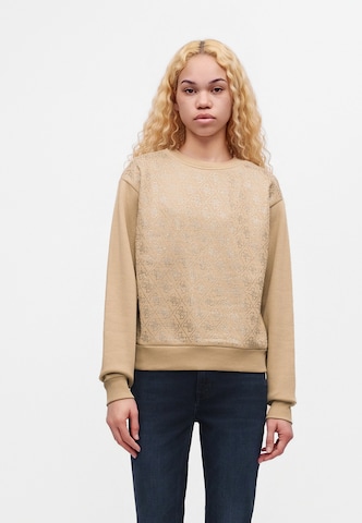 GUESS Sweatshirt in Beige: Vorderseite