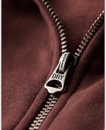 Superdry Sweatjacke in Braun