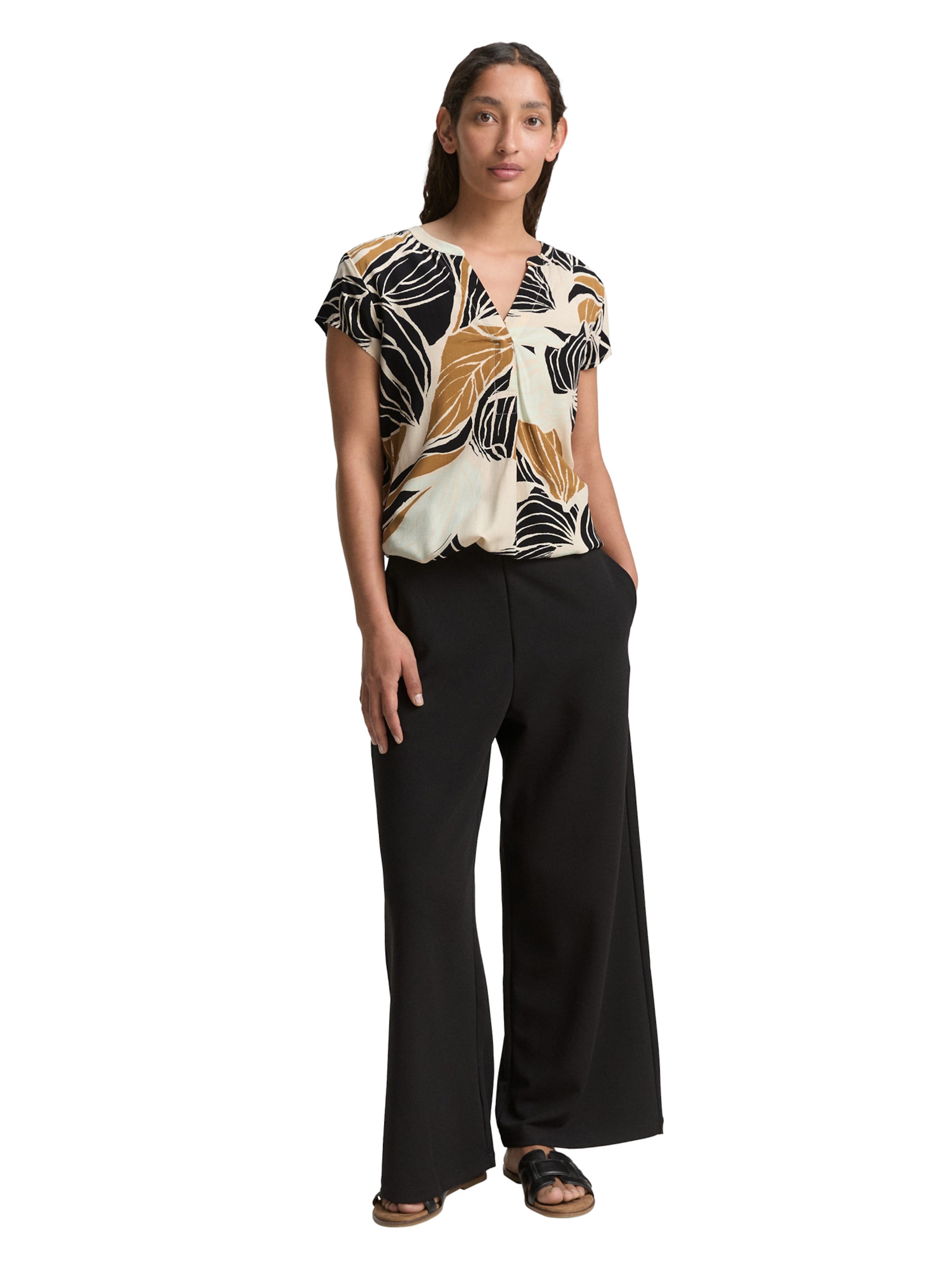 TOM TAILOR Blúz - bézs