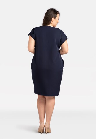 Karko Sheath Dress ' KAJETANA ' in Blue