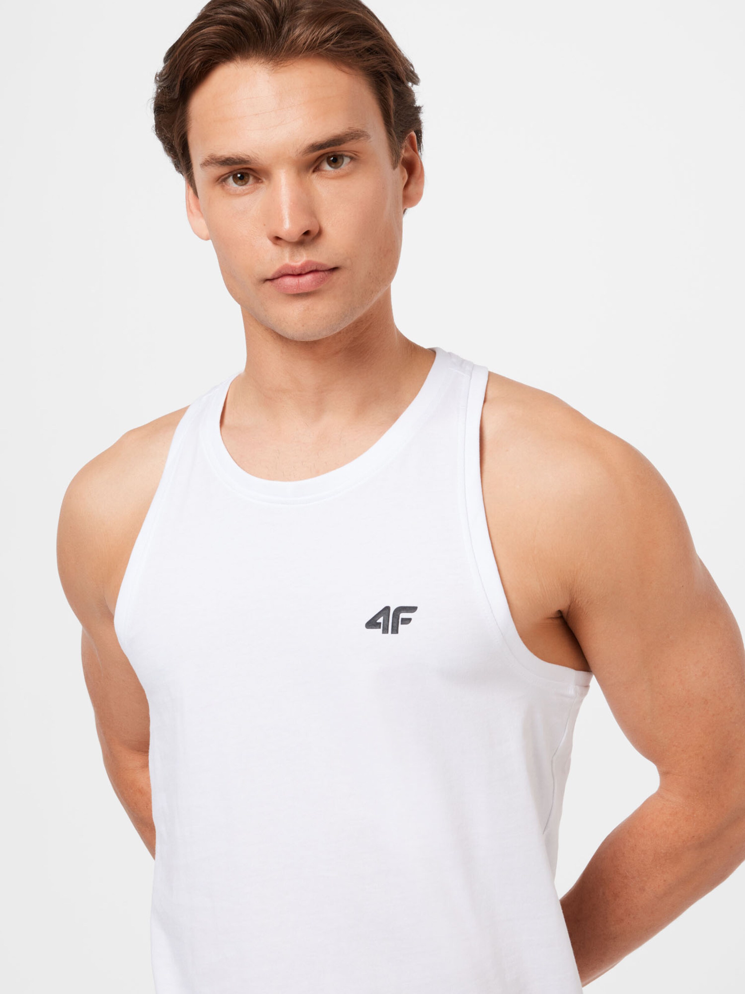 Männer Sportarten 4F Sportshirt in Weiß - ZV43627 Männer Sportarten 4F Sportshirt in Weiß - ZV43627